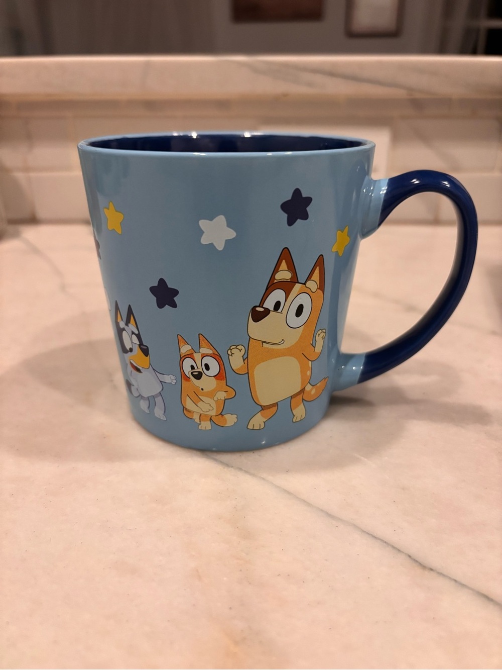 Bluey Kids Ceramic Mug with Cartoon Bluey and Bingo